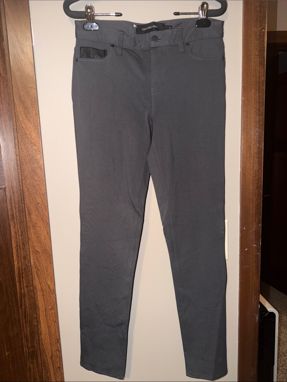 Calvin Klein Women's Dark Gray Skinny Jeans